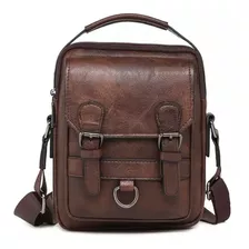 Bolsa Masculina Transversal Couro Ref:944