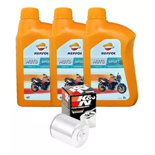 Óleo Repsol Filtro Dyna Super Glide Custom 05- Kn171c 10w30