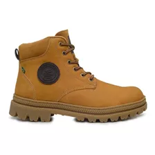 Bota De Segurança Cano Alto Macboot C.a0002 Mostarda - 46.92