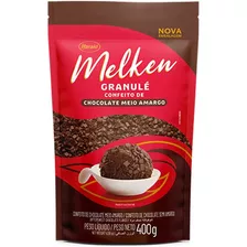 Chocolate Granulado Meio Amargo Granulé 400g - Melken Harald