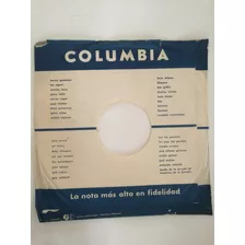 Funda Disco De Vinilo Original - Columbia - Solo Funda