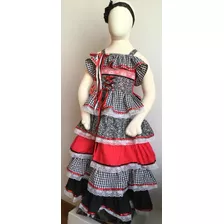 Vestido Infantil Para Festa Junina