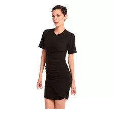 Vestido Corto Formal/casual Negro Devendi ¡envío Gratis!