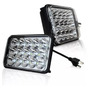 Par Faros Unidad 4x6 48 Led 4656 Rectangular Alta Baja H4 F1