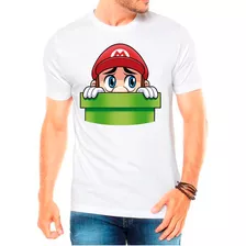 Camiseta Jogo Super Mario Camisa Regata Blusa Moleton Mod34