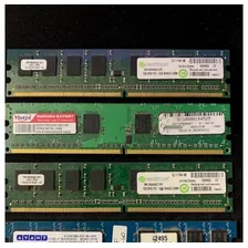 Memoria Ram Vdata Ddr2 1gb 800 Mhz (lote De 4 Placas)