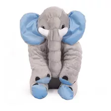 Elefante De Pelúcia P/ Sono Do Bebê Decoração Confortável M