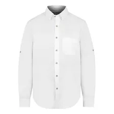 Camisa Algodón Orgánico Hombre Galiton Blanco