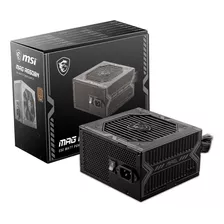 Fuente De Poder 550w Mag Msi 80 Plus Bronce 