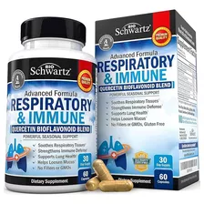 Bioschwartz Respiratorio E Inmune 60unids Salud Pulmonar