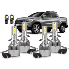 Kit Lâmpadas Fiat Toro 2017 2018 2019 2020 Farol Super Led