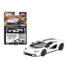 Mini Gt Lamborghini Countach Lpi 800-4 Bianco Siderale #567 Color Blanco