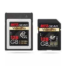 Cfexpress Type B 128gb Card (1550/550 R/w), Pairs With Compa