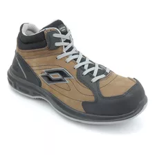 Botita Botin Seguridad Lotto Ultra High Marron 44 Works