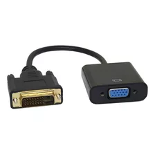 Conversor Dvi-d 24+1 Pinos Para Vga Fêmea Com Rabicho 13cm.