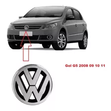 Emblema Parachoque Diant Cromado Volkswagen Gol Voyage G5