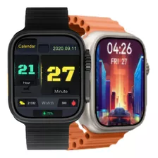 Relógio Smartwatch Feminino Masculino M9 Ultra Mini Série 9 Cor Da Pulseira Preto