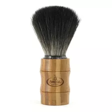 Pincel De Barbear Omega 96831 Sintético Hi-brush Black Bambu