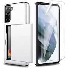 Funda Para Samsung Galaxy S21 5g Zuslab De Billetera Blanco