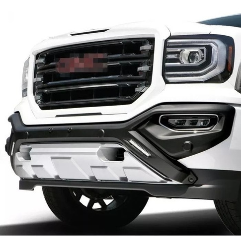 Bumper Frontal Con Led Drl Airdesign Gmc Sierra 2016-2018 Foto 5