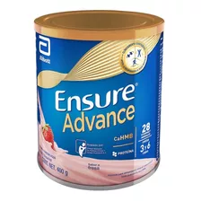 Ensure Advance Polvo Sabor Fresa Lata De 400g