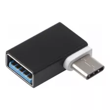 Adaptador Usb 3.1 Tipo C X Usb 3.0 90° Graus 