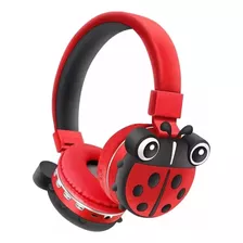 Audífonos Inalámbricos Mariquita Ladybug Diadema Sd