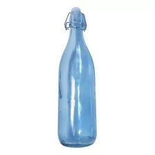 Botella De Vidrio Con Tapa Hermetica Frasco Envase 1 Lt