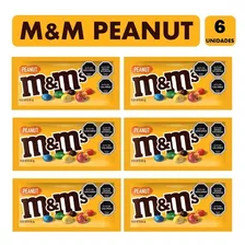 M&m Peanut - Chocolate Con Maní (pack De 6 Unidades)