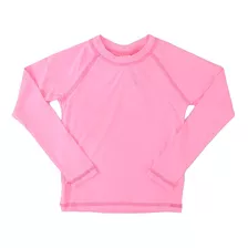 Camiseta Inf Juvenil Tiptop Praia Ml Rosa Neon - 57251