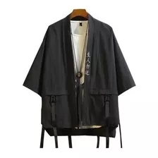 Chaqueta Kimono Con Bordado Japonês Para Homem Chaqueta Ret