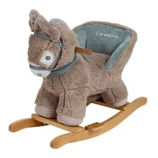 Mecedor De Peluche Carestino Burro Gris Oscuro