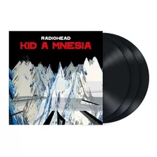 Radiohead Kid A Mnesia Vinilo 3 Lp Europeo Nuevo Sellado