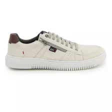 Sapatênis Casual Masculino Urbano Off White Estiloso 