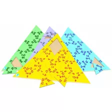 Quebra-cabeça Infantil Triangular Multiplicação