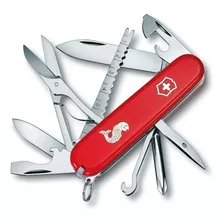 Cortaplumas Victorinox Fisherman 17u Descamador Saca Anzuelo Color Rojo