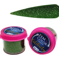 Gibre Glitter Decoracion Uñas Nails Green Sparrot 36-33 Lfme