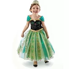 Vestido Fantasia Infantil Frozen Princesa Anna