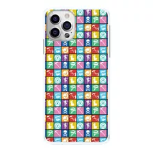 Capinha Fortnite Símbolos Quadrado Capa De Celular