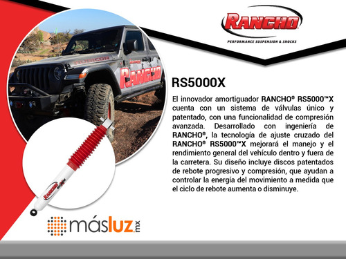 Kit 2 Amortiguadores Tra Gas Rs5000x H2 Hummer 03/09 Rancho Foto 5