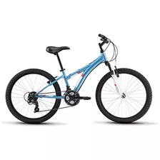 Bicicleta De Montaña, 24 Pulgadas. Color Azul