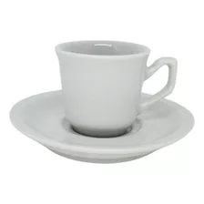 Jogo De Xícaras De Café Porcelana Branca 12 Peças 