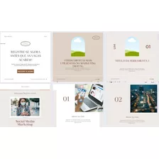 Pack Canva Editável - 25 Templates Carroseis Feed Insta