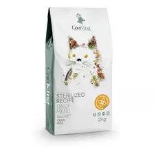 Alimento Gato Esterilizado 2kg Libre De Granos Cooking