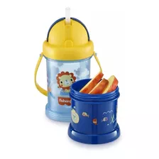 Vaso Con Porta Snack Playfly Fisher Price Bb1012