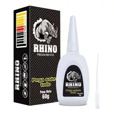 Pegante Instantáneo Rhino Multiusos Ultrafuerte 60g