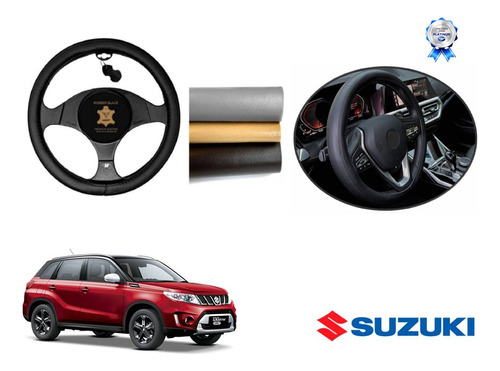 Tapetes 3d Logo Suzuki + Cubre Volante Vitara 2017 A 2023 Foto 3