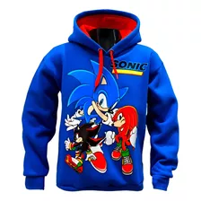 Buzo De Sonic Doble Estampa Super Frizado Premium