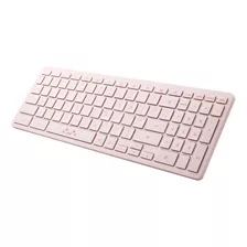 Teclado Inalámbrico Elrcom/rosado