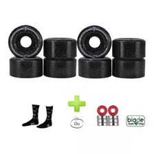 8 Rodas Traxart Quad Brilliant 58mm Preta + Brinde